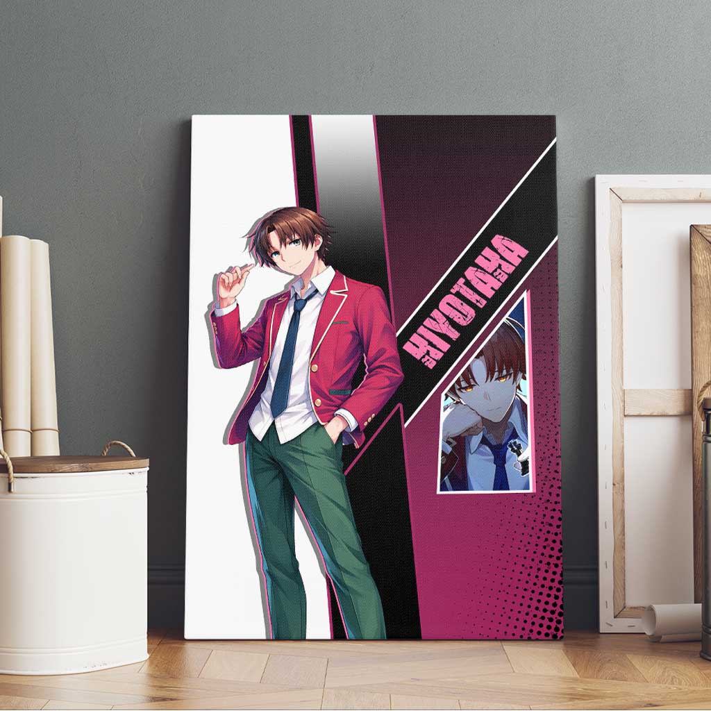 Kiyotaka Ayanokouji Canvas Wall Art Minimalist Strategic Anime Style