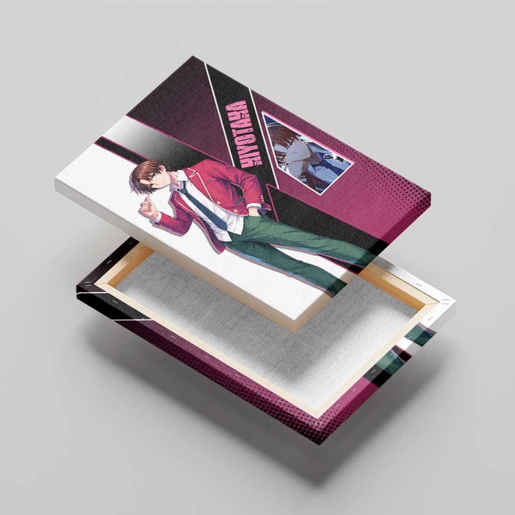 Kiyotaka Ayanokouji Canvas Wall Art Minimalist Strategic Anime Style