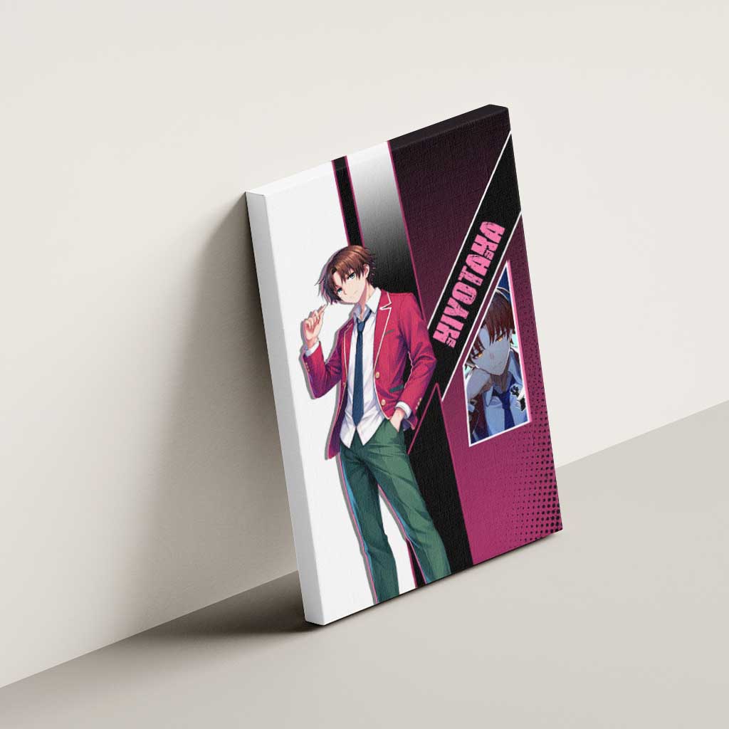 Kiyotaka Ayanokouji Canvas Wall Art Minimalist Strategic Anime Style