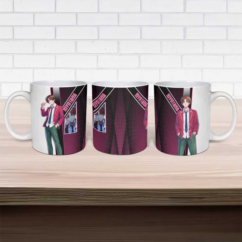 Kiyotaka Ayanokouji Ceramic Mug Minimalist Strategic Anime Style