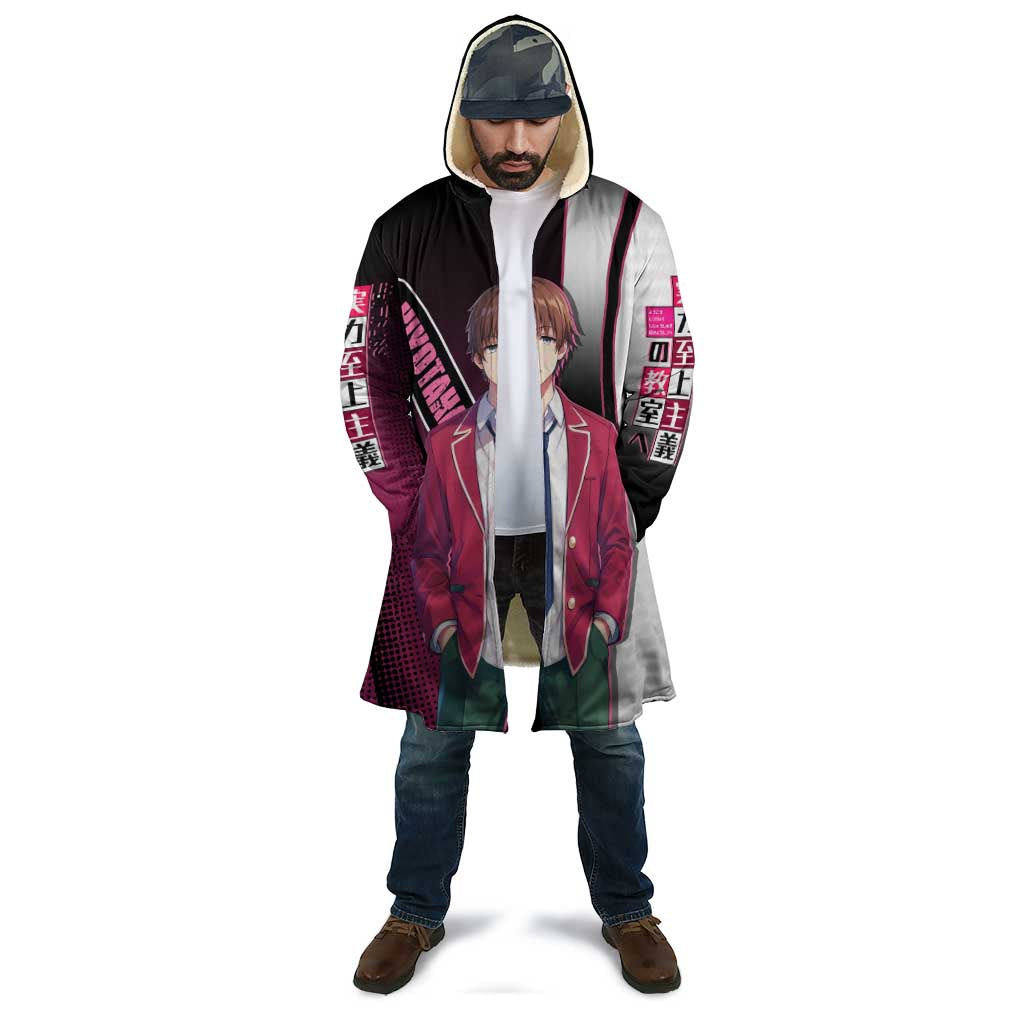Kiyotaka Ayanokouji Cloak Minimalist Strategic Anime Style