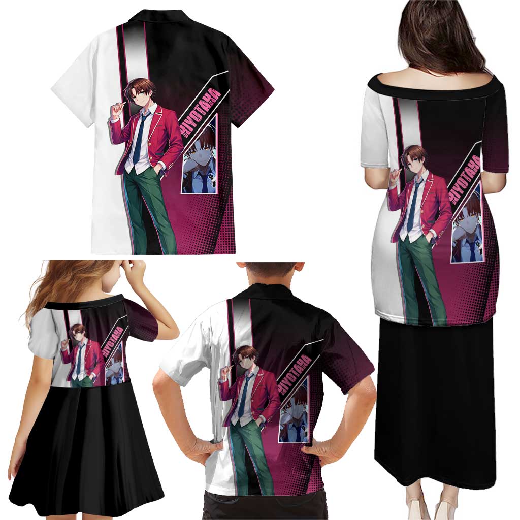 Kiyotaka Ayanokouji Family Matching Puletasi and Hawaiian Shirt Minimalist Strategic Anime Style