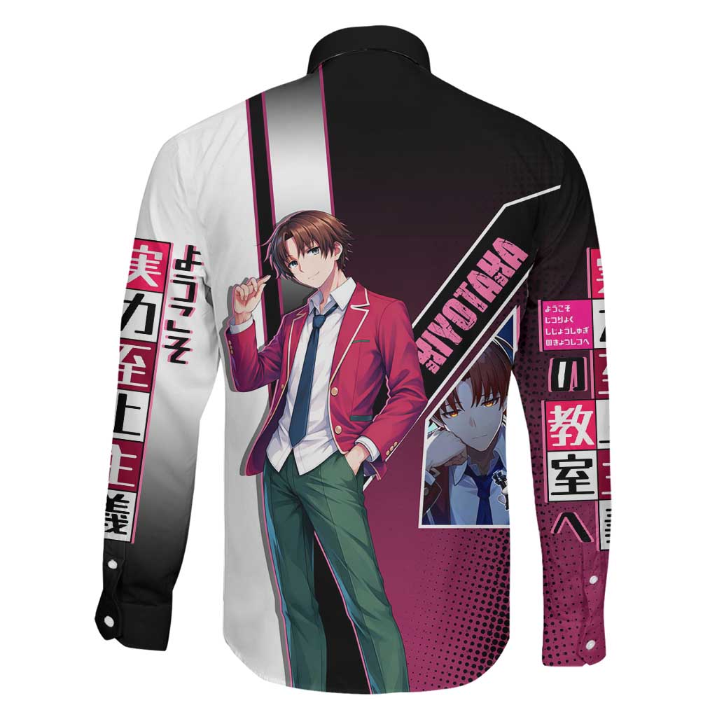 Kiyotaka Ayanokouji Family Matching Puletasi and Hawaiian Shirt Minimalist Strategic Anime Style