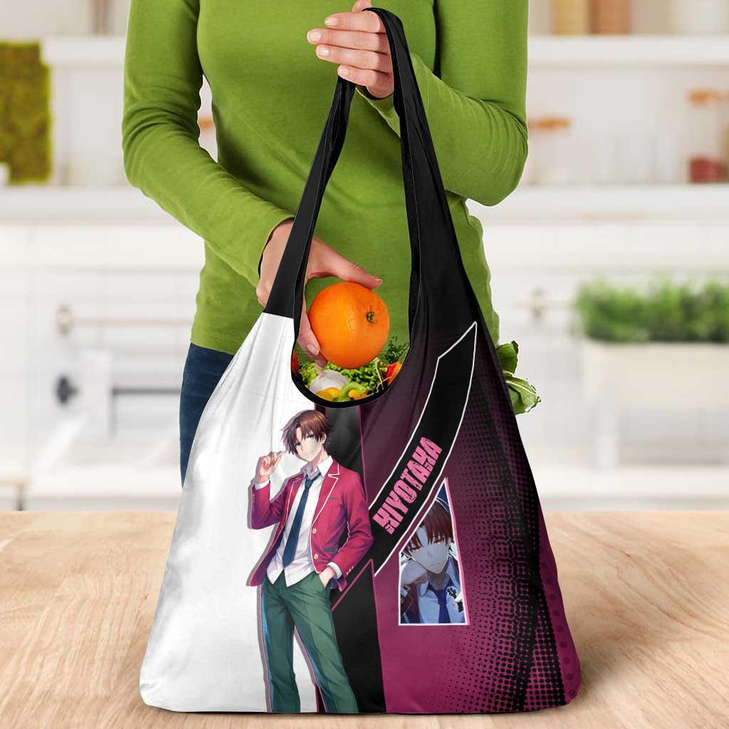 Kiyotaka Ayanokouji Grocery Bag Minimalist Strategic Anime Style