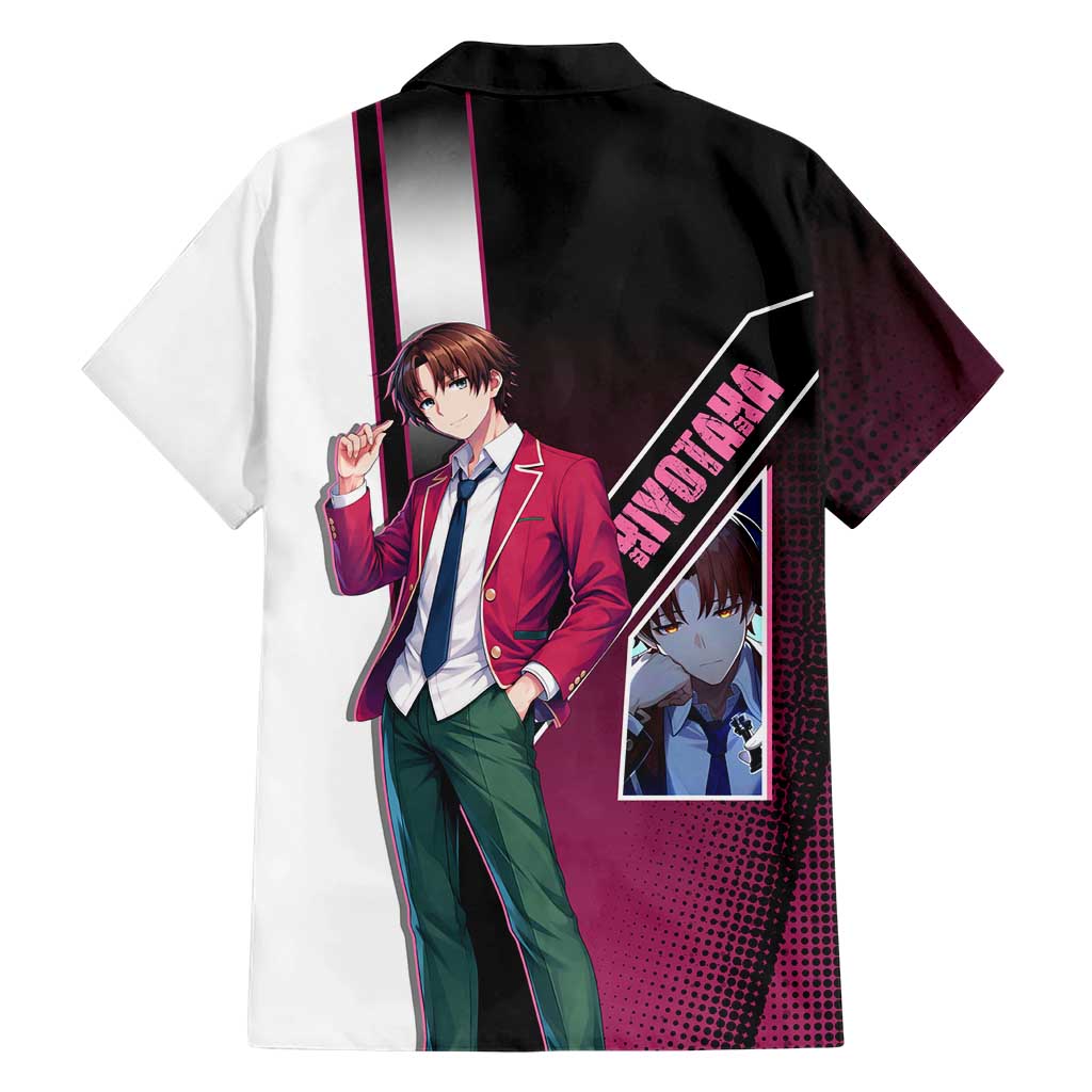 Kiyotaka Ayanokouji Hawaiian Shirt Minimalist Strategic Anime Style