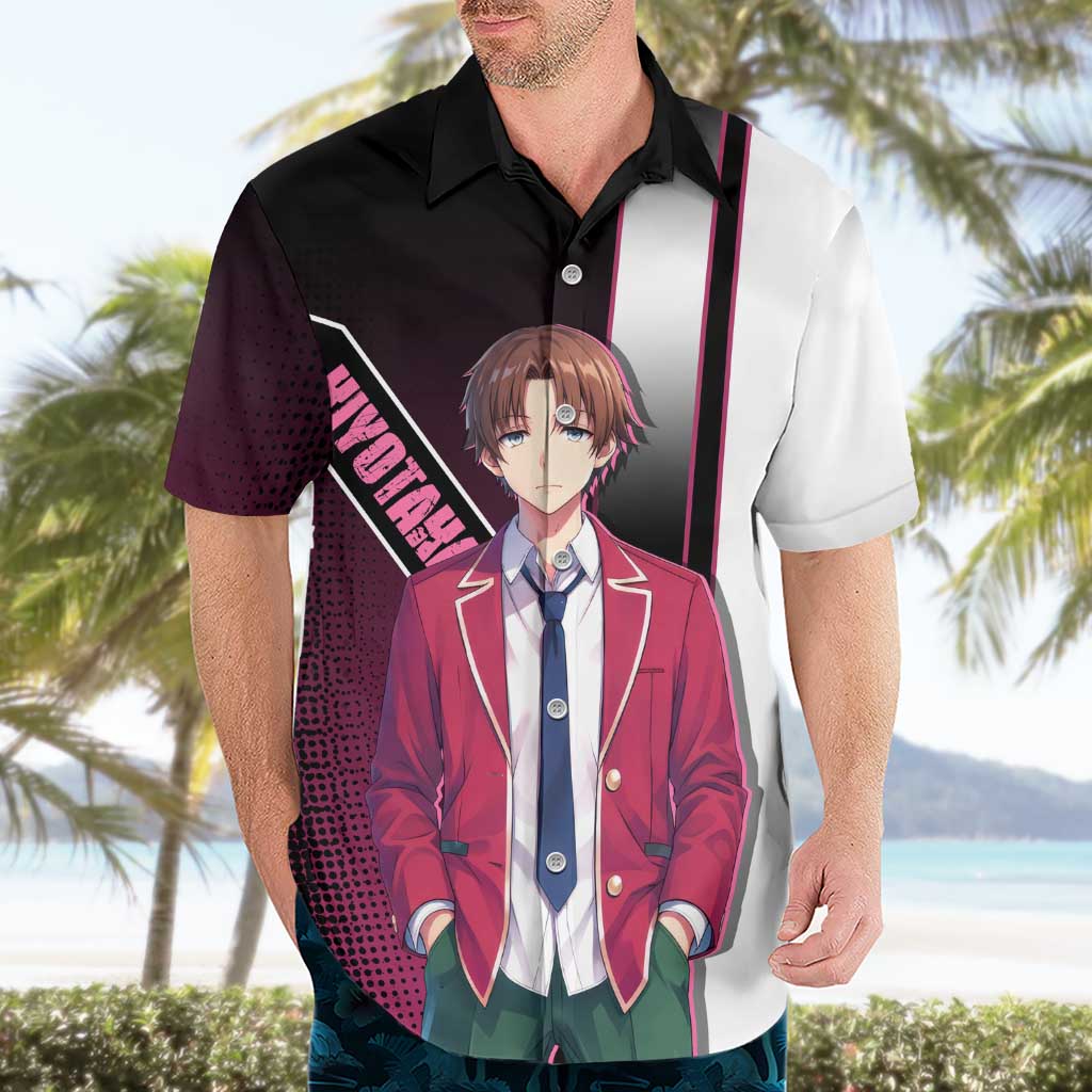 Kiyotaka Ayanokouji Hawaiian Shirt Minimalist Strategic Anime Style