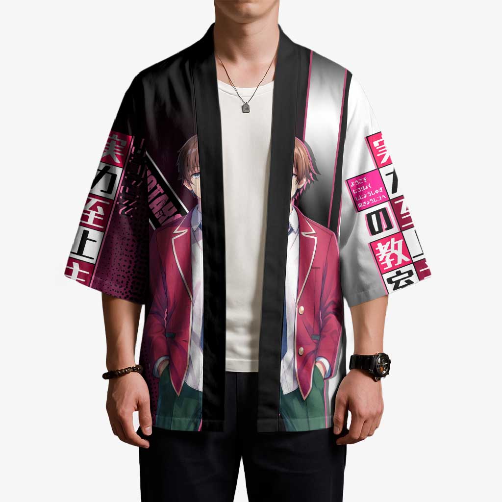 Kiyotaka Ayanokouji Kimono Minimalist Strategic Anime Style