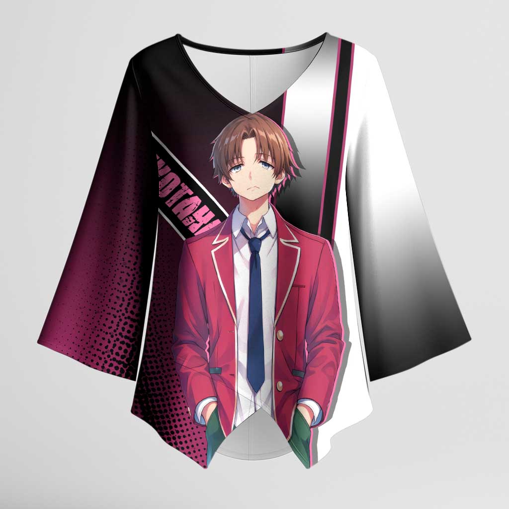Kiyotaka Ayanokouji Kimono Sleeve Blouse Minimalist Strategic Anime Style
