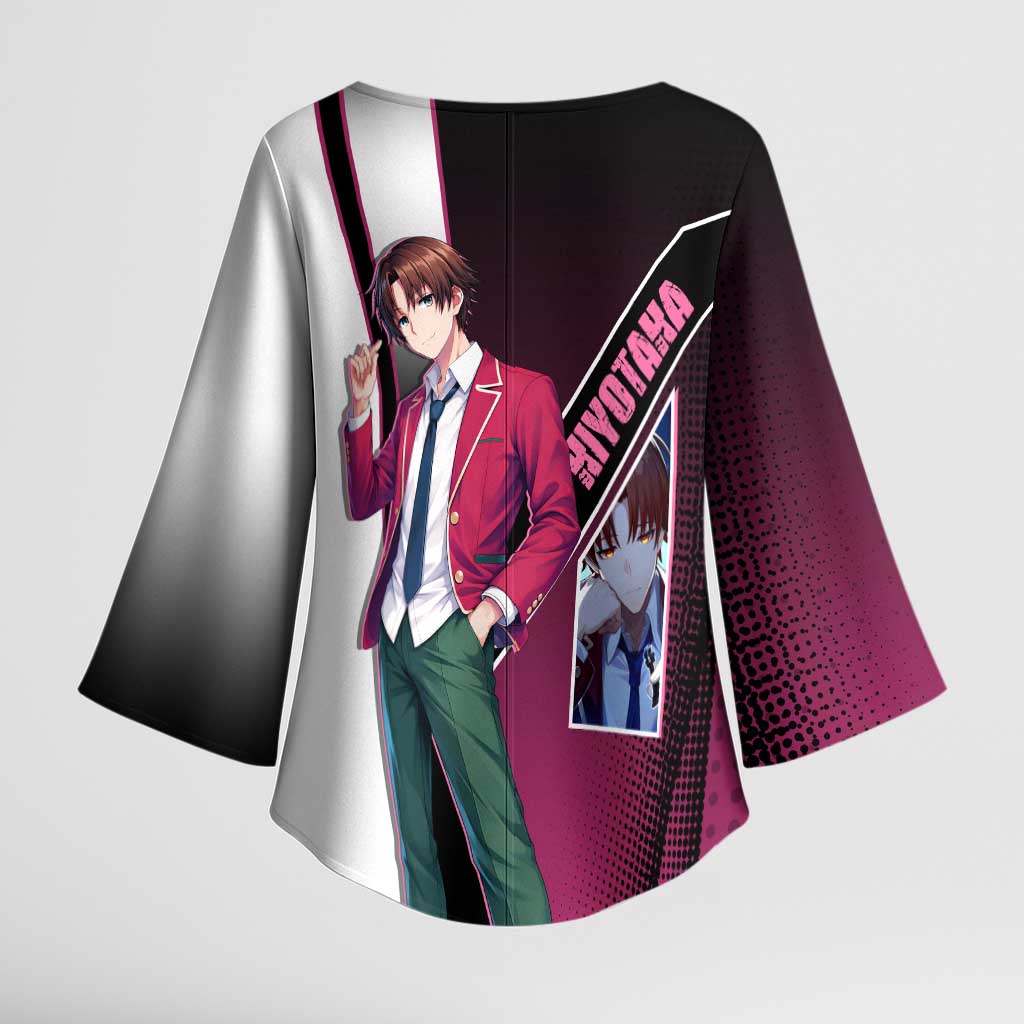 Kiyotaka Ayanokouji Kimono Sleeve Blouse Minimalist Strategic Anime Style