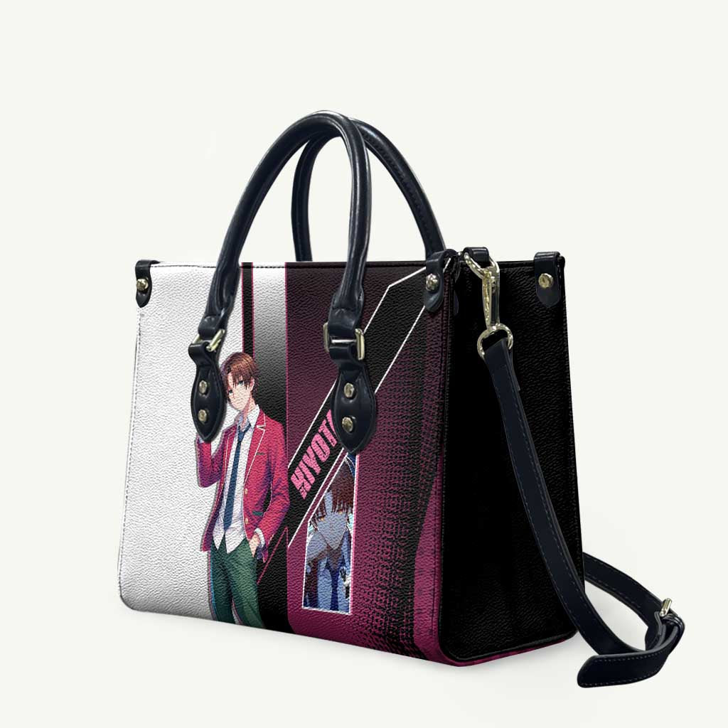 Kiyotaka Ayanokouji Leather Bag Minimalist Strategic Anime Style