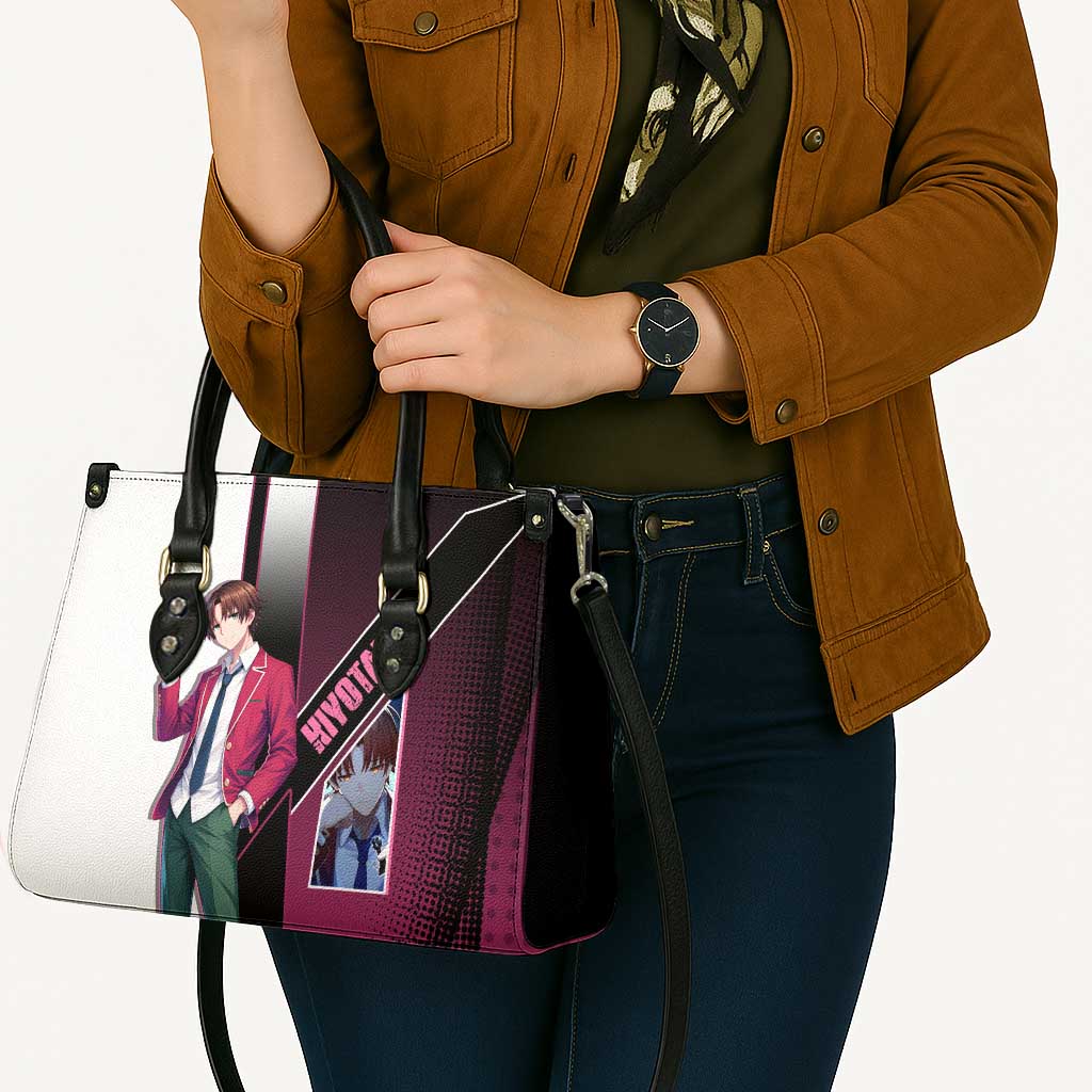 Kiyotaka Ayanokouji Leather Bag Minimalist Strategic Anime Style