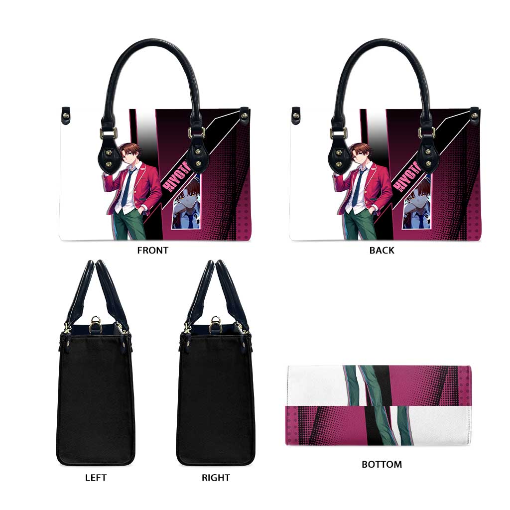 Kiyotaka Ayanokouji Leather Bag Minimalist Strategic Anime Style