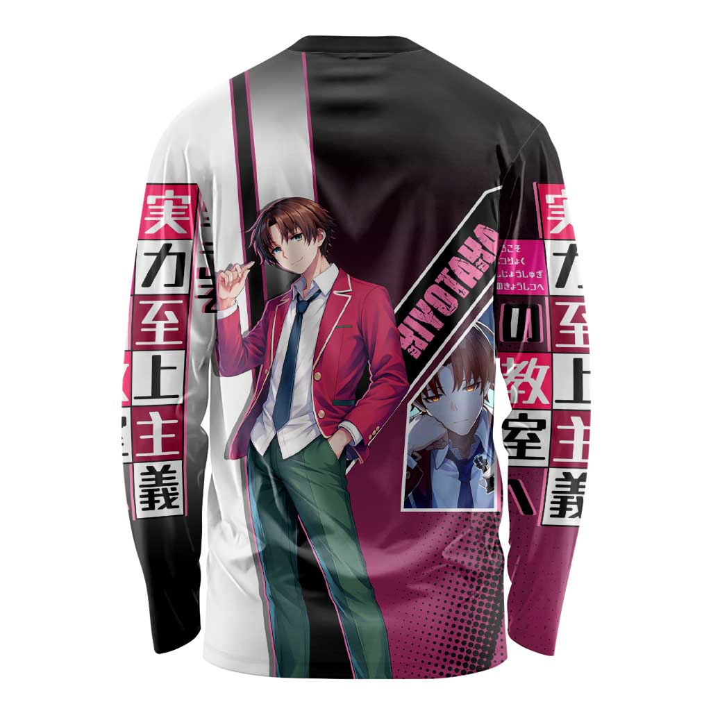 Kiyotaka Ayanokouji Long Sleeve Shirt Minimalist Strategic Anime Style