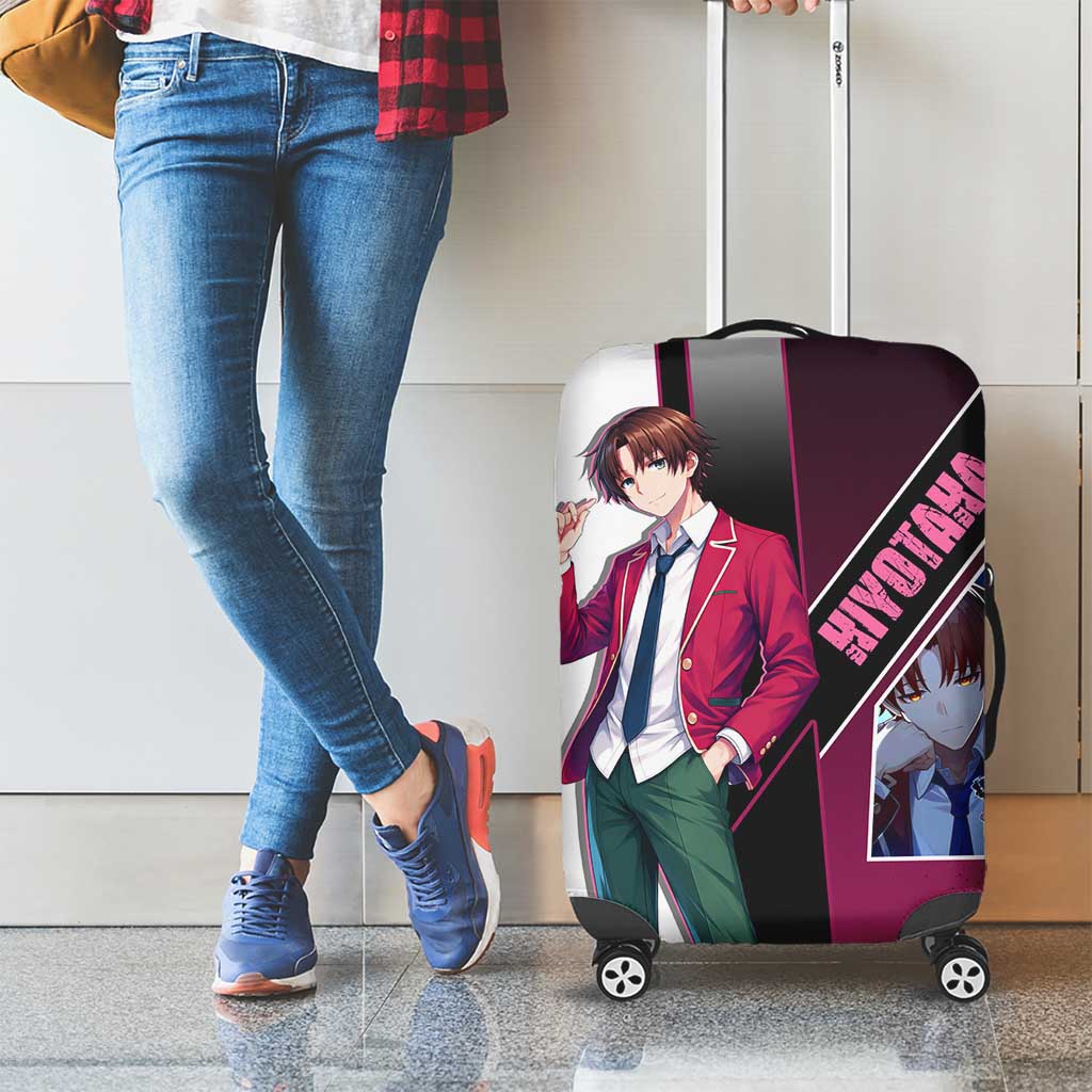 Kiyotaka Ayanokouji Luggage Cover Minimalist Strategic Anime Style