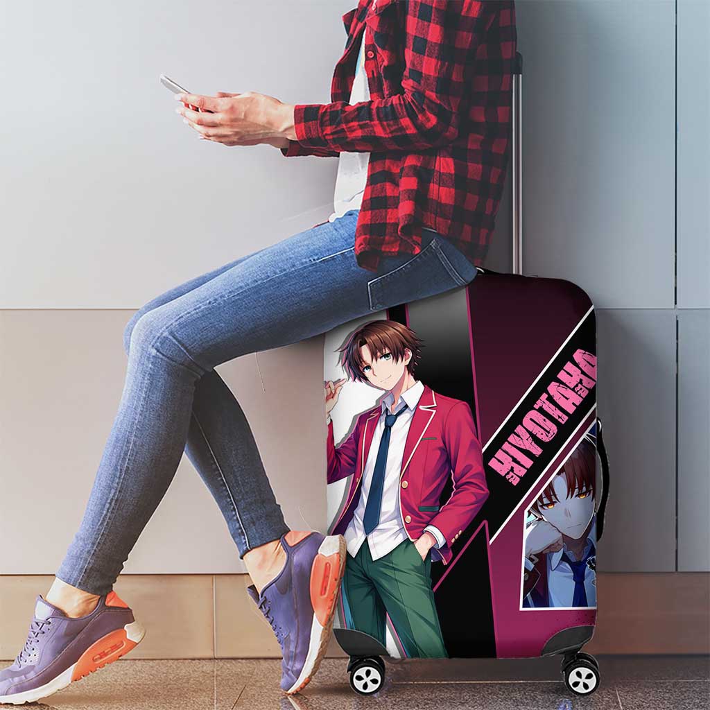 Kiyotaka Ayanokouji Luggage Cover Minimalist Strategic Anime Style