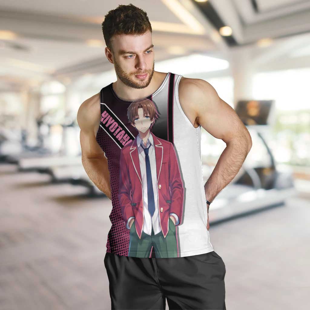 Kiyotaka Ayanokouji Men Tank Top Minimalist Strategic Anime Style