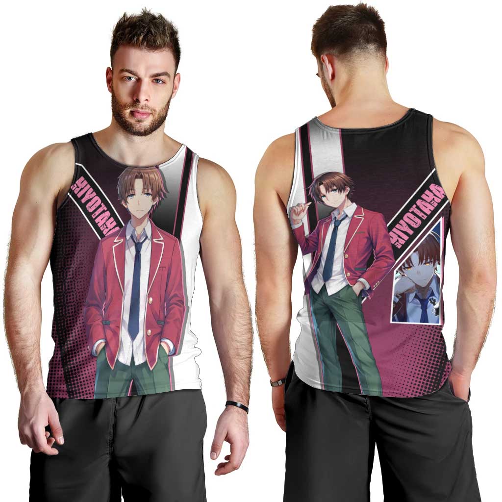 Kiyotaka Ayanokouji Men Tank Top Minimalist Strategic Anime Style