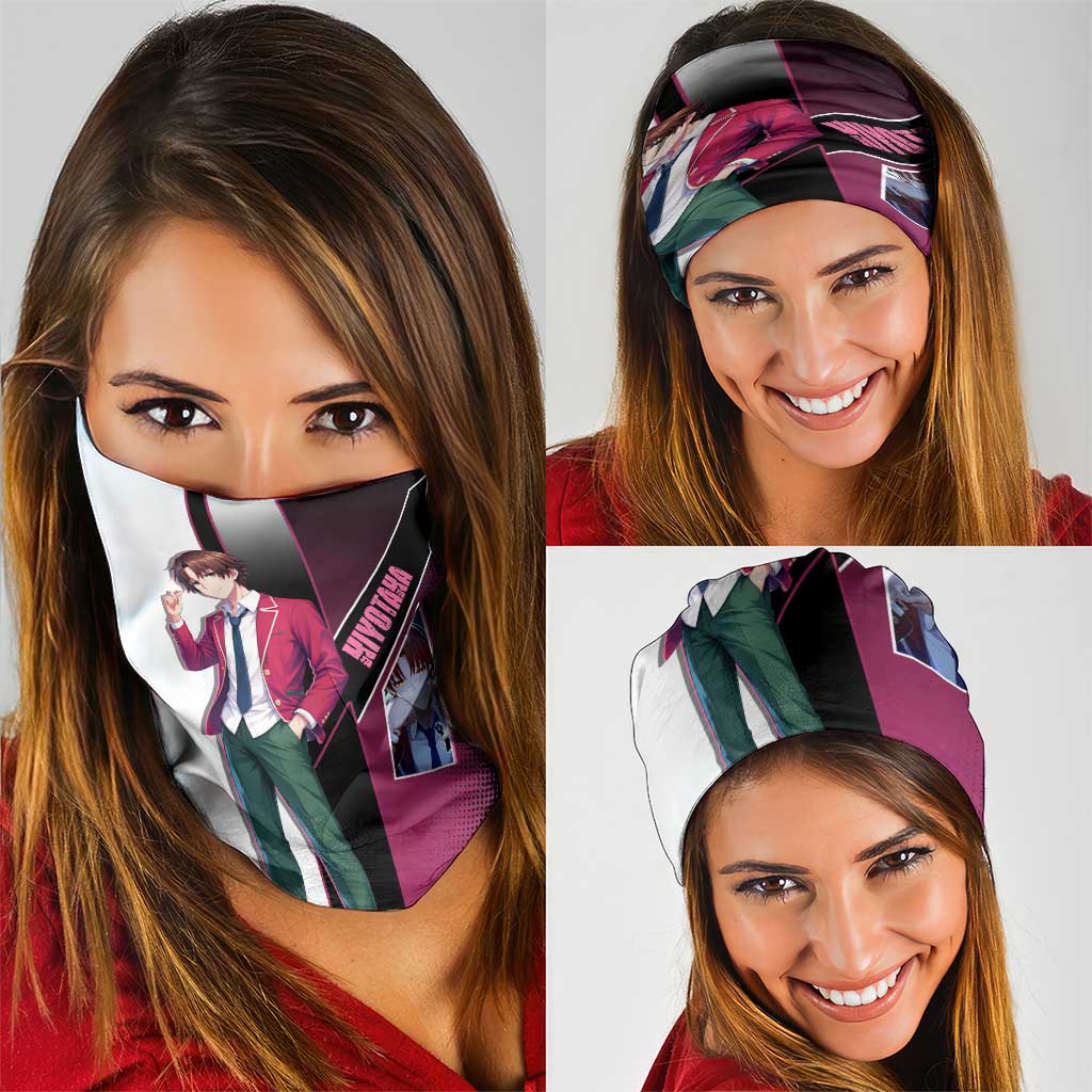 Kiyotaka Ayanokouji Neck Gaiter Minimalist Strategic Anime Style