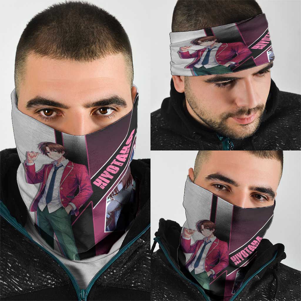 Kiyotaka Ayanokouji Neck Gaiter Minimalist Strategic Anime Style
