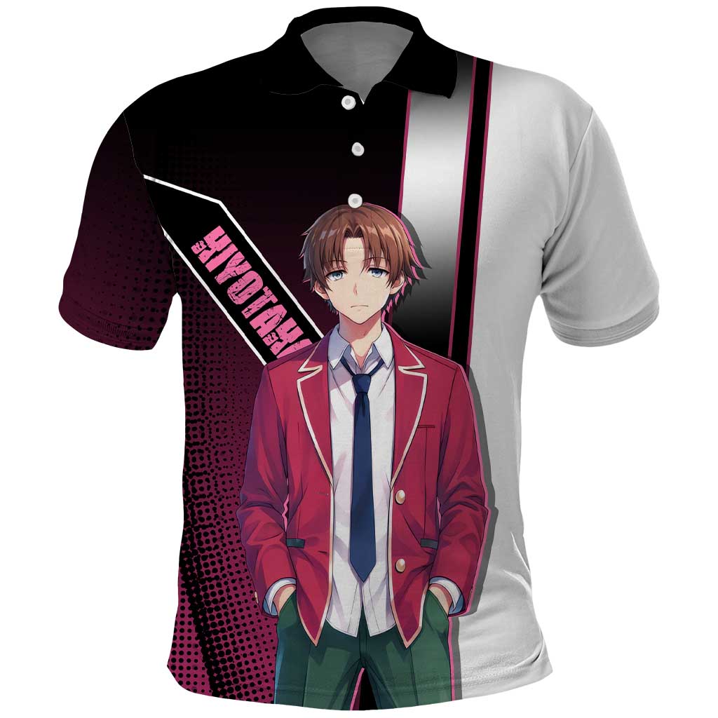 Kiyotaka Ayanokouji Polo Shirt Minimalist Strategic Anime Style