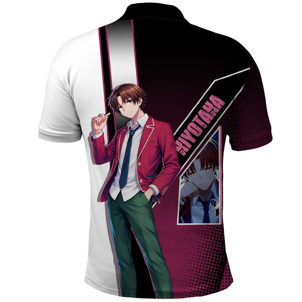 Kiyotaka Ayanokouji Polo Shirt Minimalist Strategic Anime Style