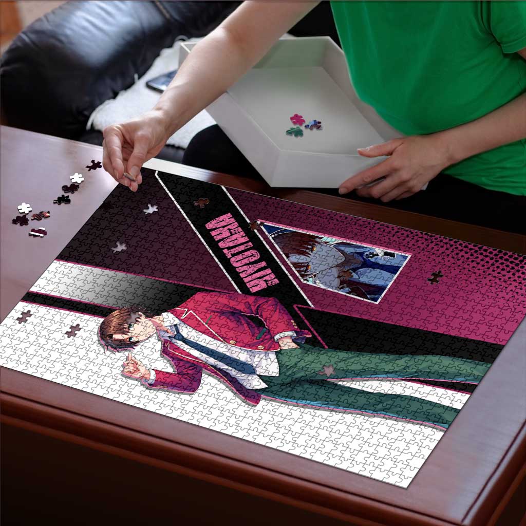 Kiyotaka Ayanokouji Puzzle Minimalist Strategic Anime Style
