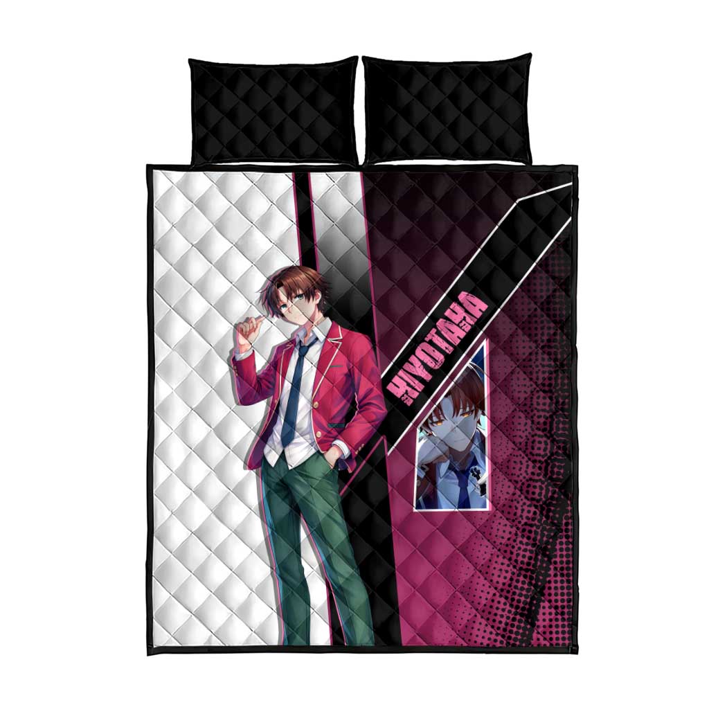 Kiyotaka Ayanokouji Quilt Bed Set Minimalist Strategic Anime Style