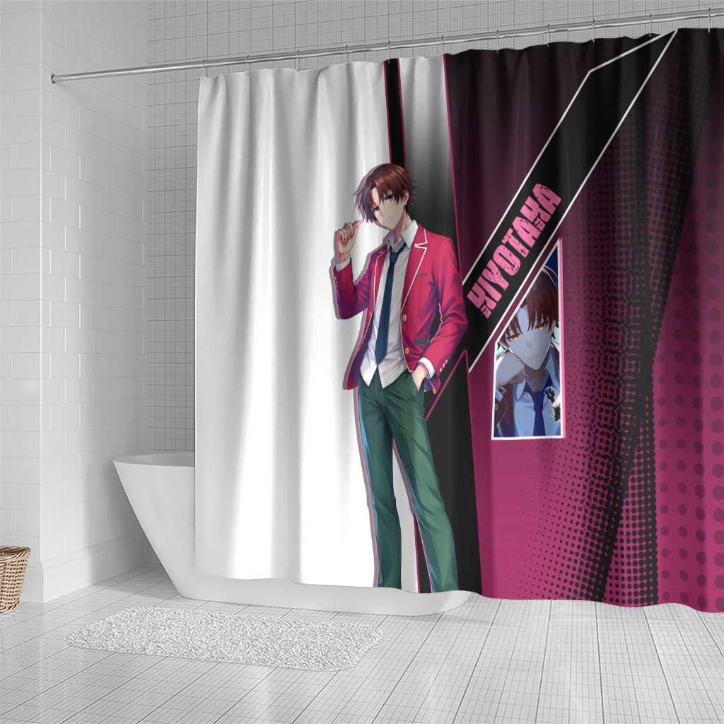Kiyotaka Ayanokouji Shower Curtain Minimalist Strategic Anime Style