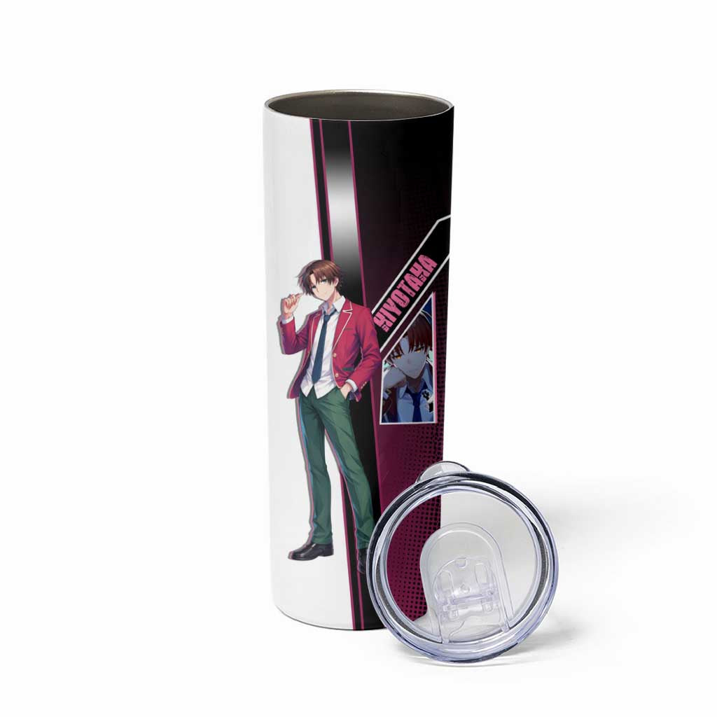 Kiyotaka Ayanokouji Skinny Tumbler Minimalist Strategic Anime Style