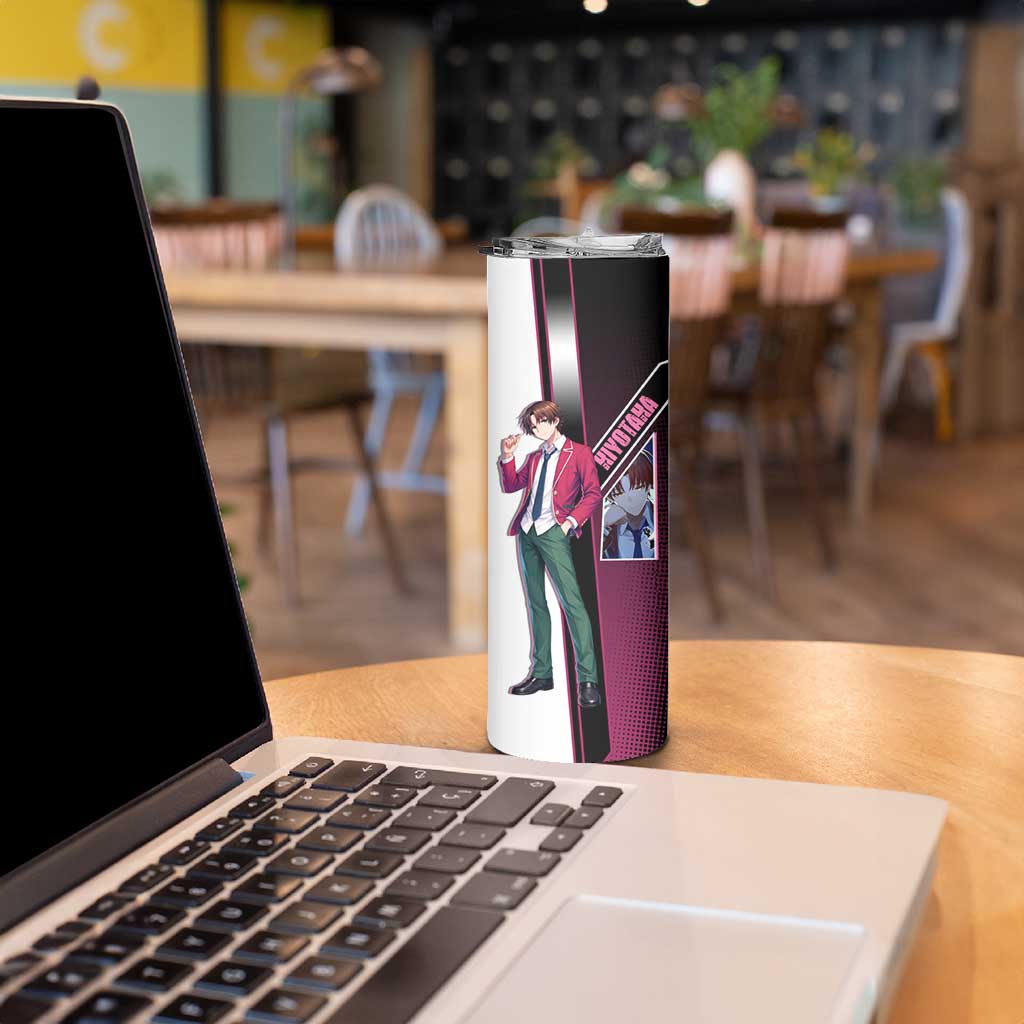 Kiyotaka Ayanokouji Skinny Tumbler Minimalist Strategic Anime Style