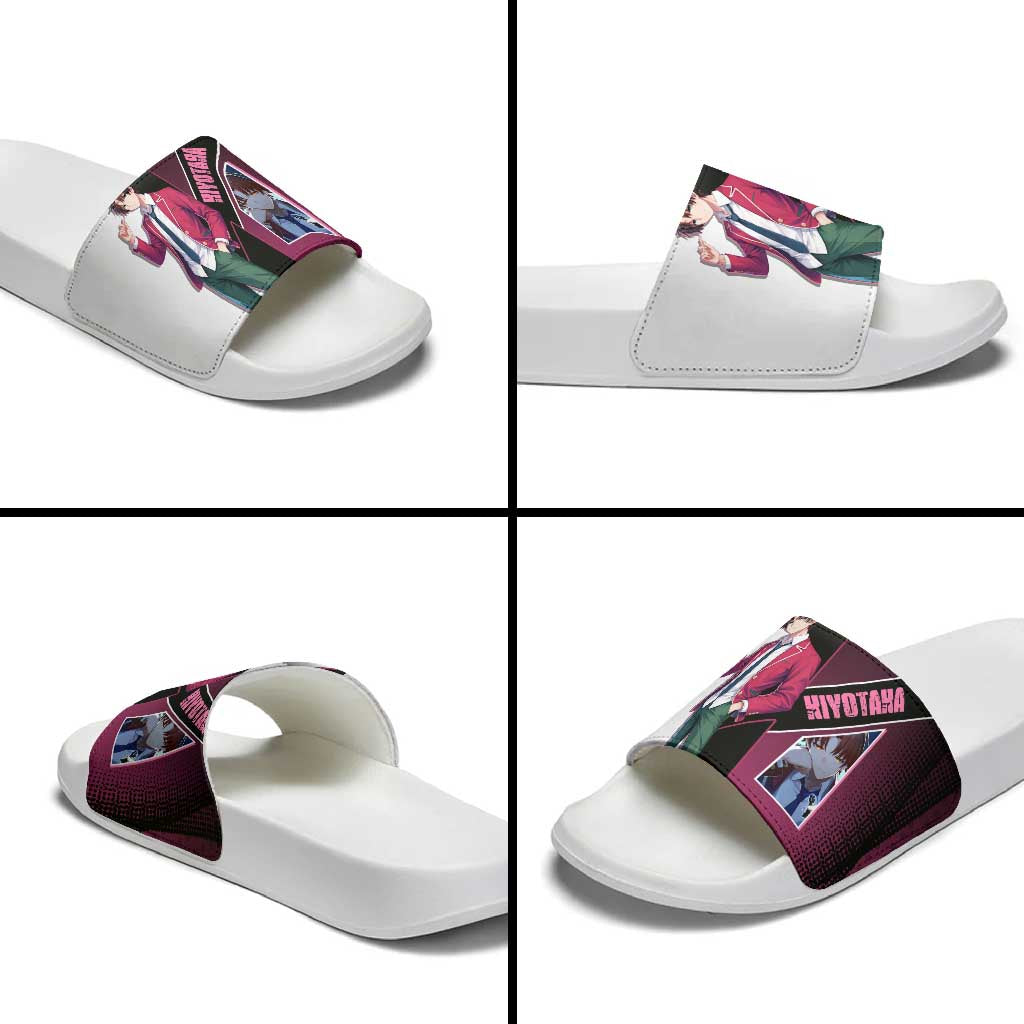 Kiyotaka Ayanokouji Slide Sandals Minimalist Strategic Anime Style