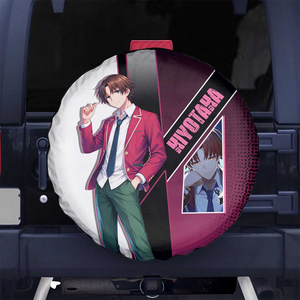 Kiyotaka Ayanokouji Spare Tire Cover Minimalist Strategic Anime Style