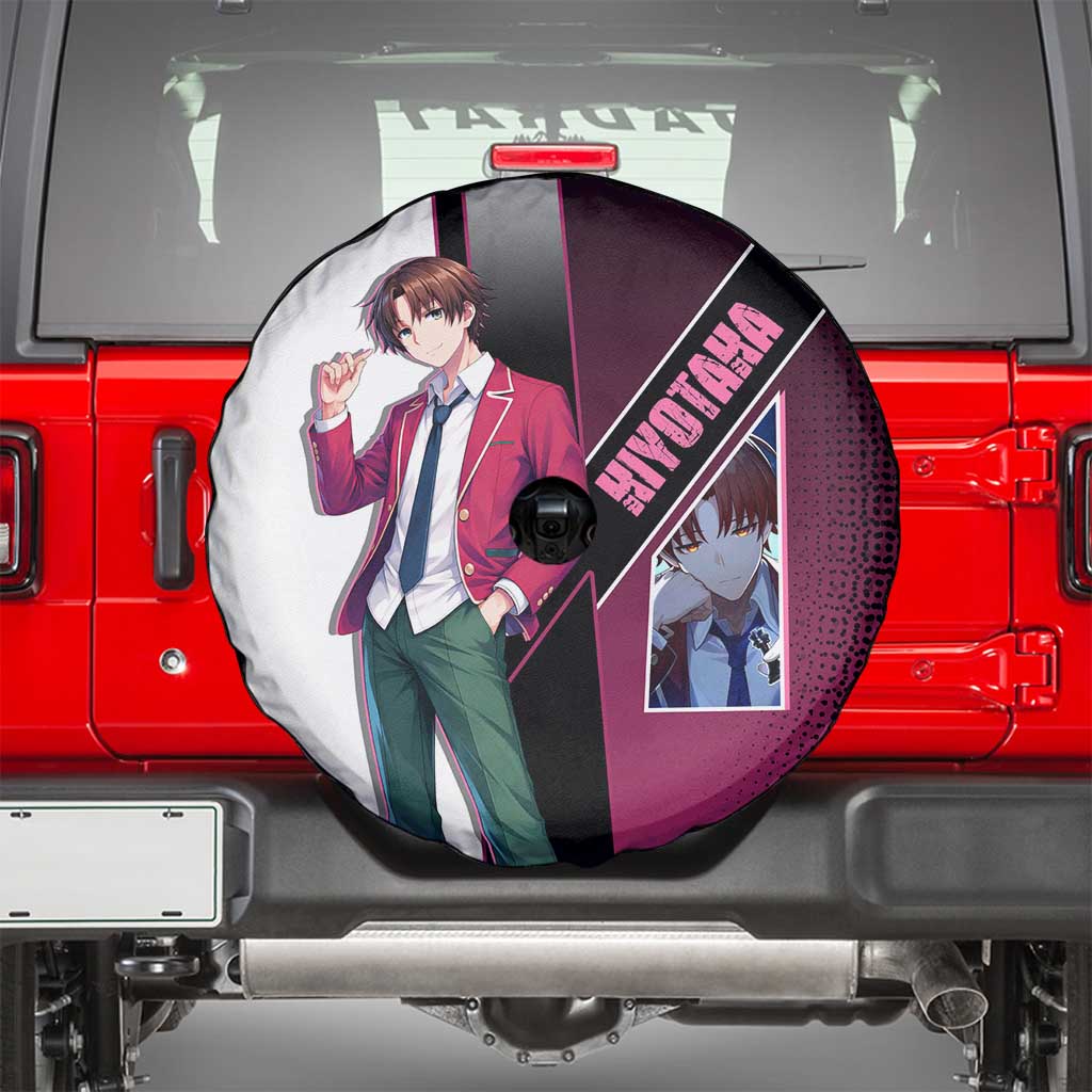 Kiyotaka Ayanokouji Spare Tire Cover Minimalist Strategic Anime Style