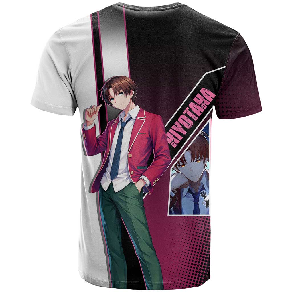 Kiyotaka Ayanokouji T Shirt Minimalist Strategic Anime Style