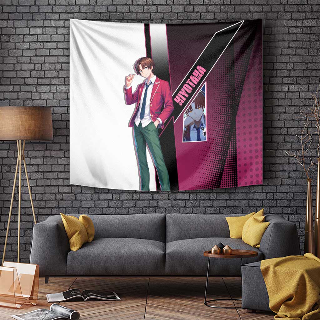 Kiyotaka Ayanokouji Tapestry Minimalist Strategic Anime Style