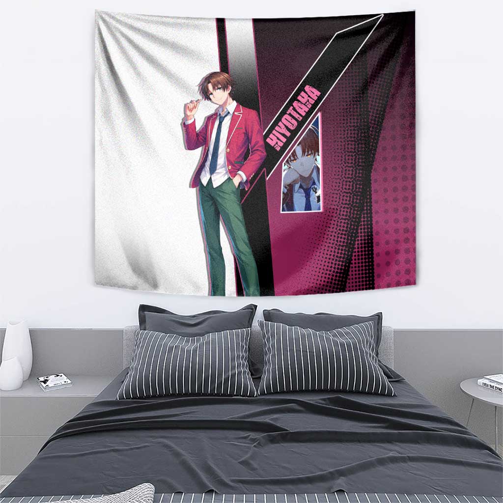 Kiyotaka Ayanokouji Tapestry Minimalist Strategic Anime Style