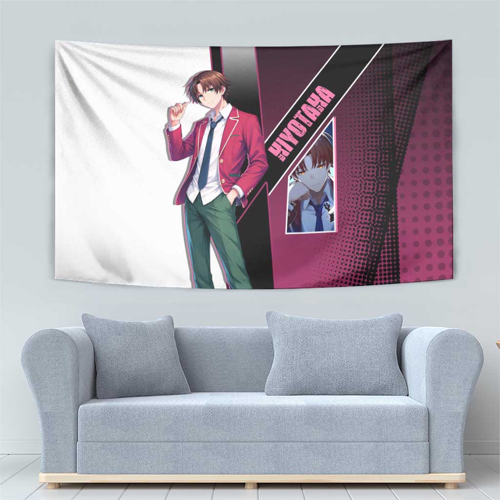 Kiyotaka Ayanokouji Tapestry Minimalist Strategic Anime Style