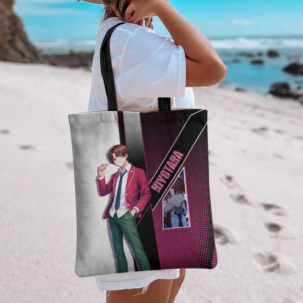 Kiyotaka Ayanokouji Tote Bag Minimalist Strategic Anime Style