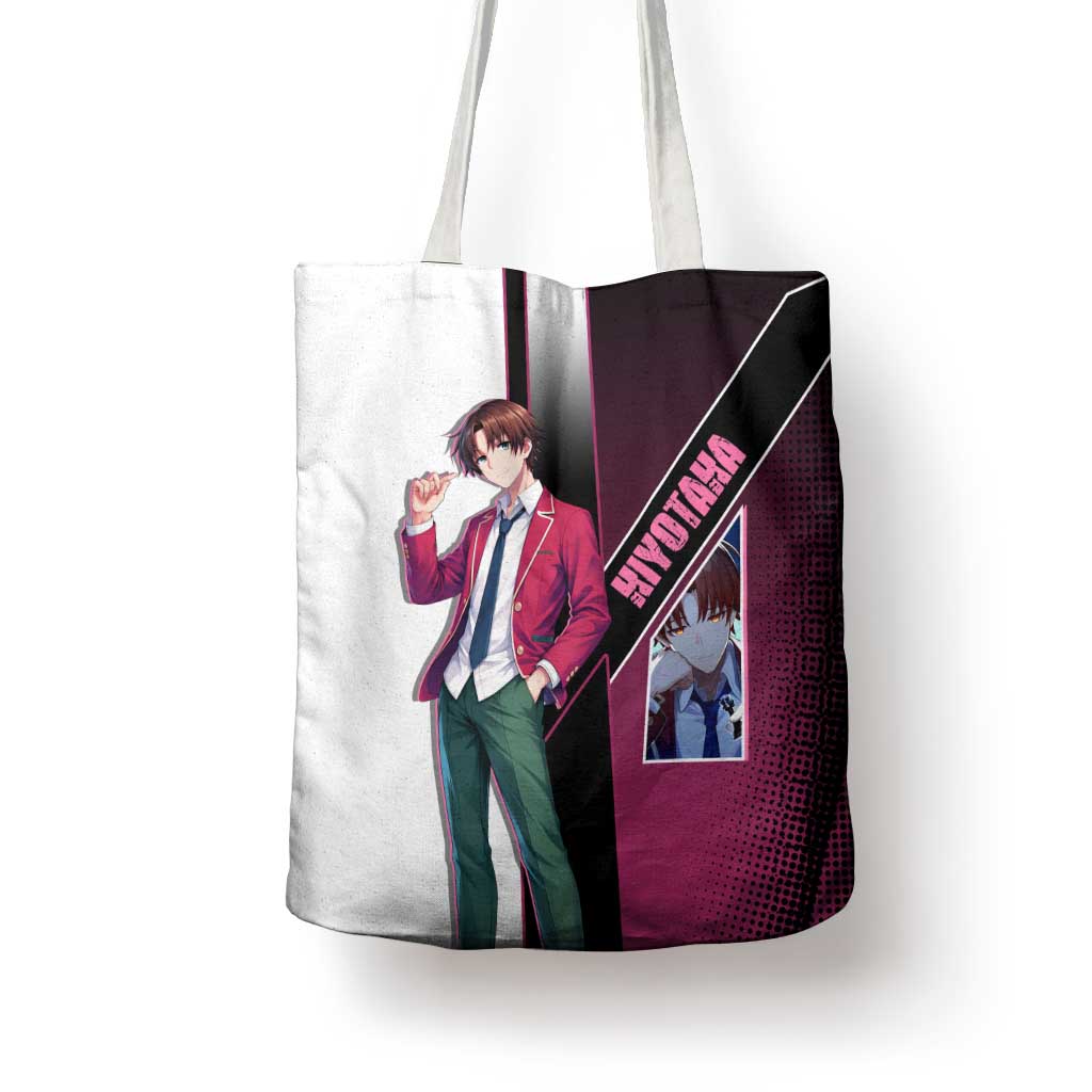 Kiyotaka Ayanokouji Tote Bag Minimalist Strategic Anime Style