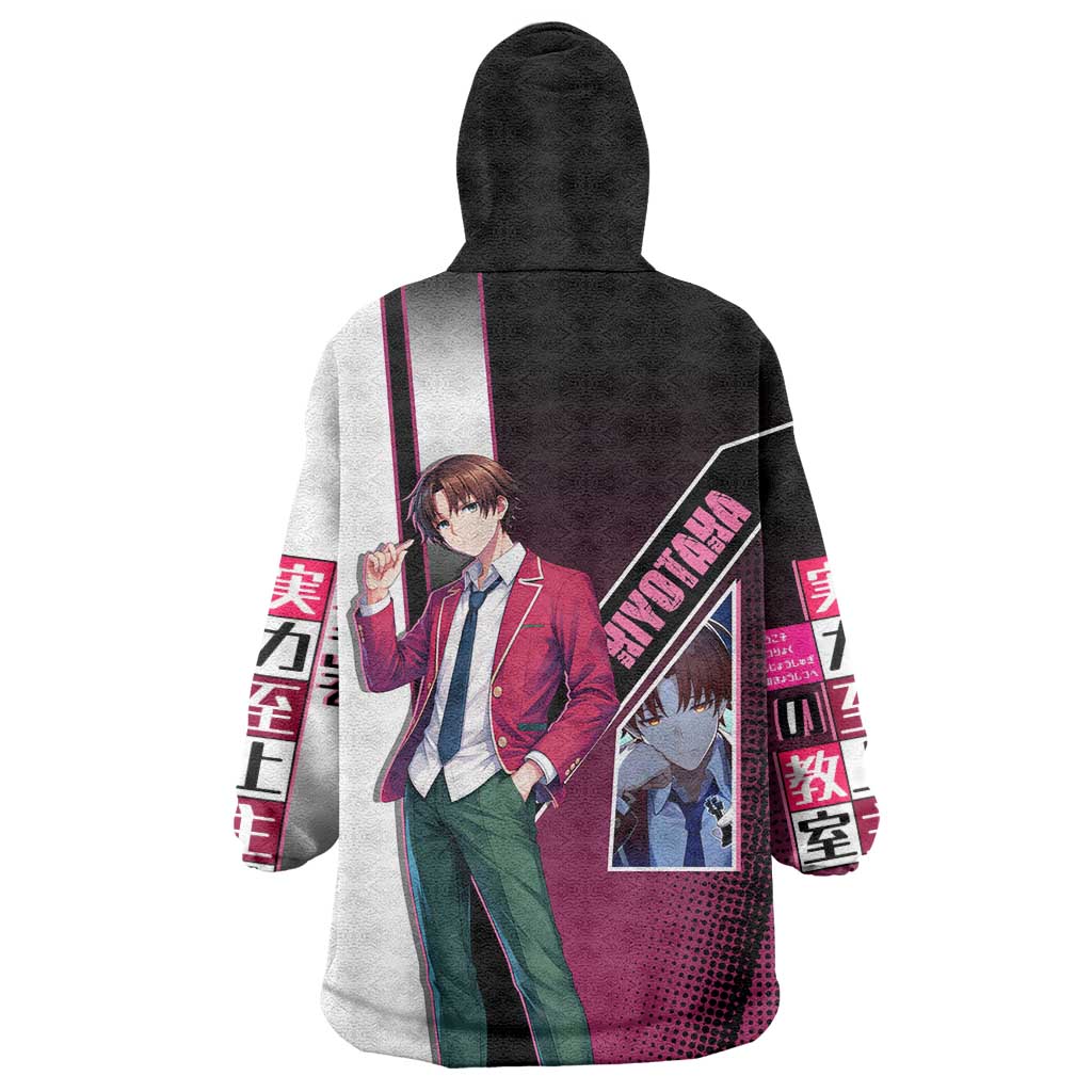 Kiyotaka Ayanokouji Wearable Blanket Hoodie Minimalist Strategic Anime Style