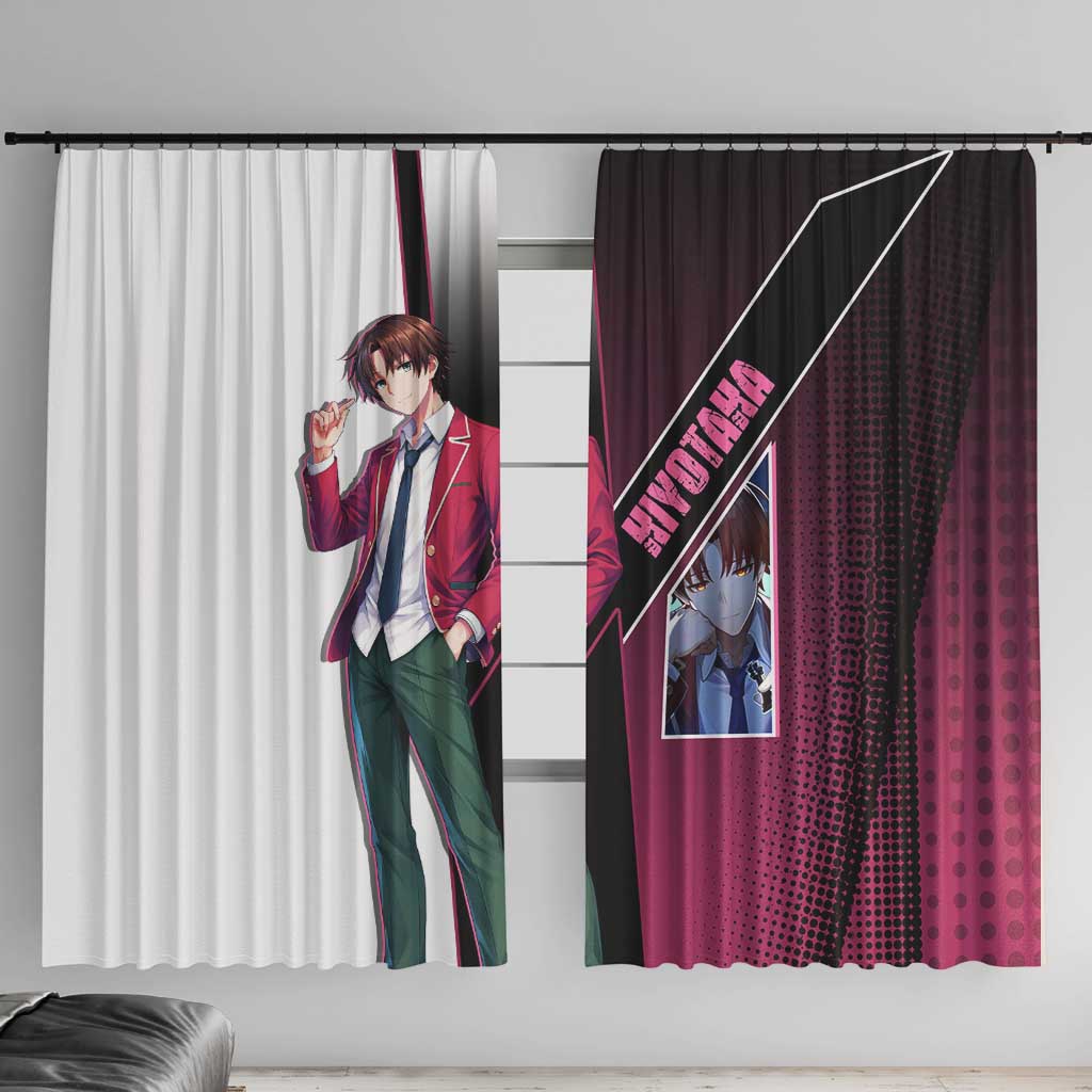 Kiyotaka Ayanokouji Window Curtain Minimalist Strategic Anime Style
