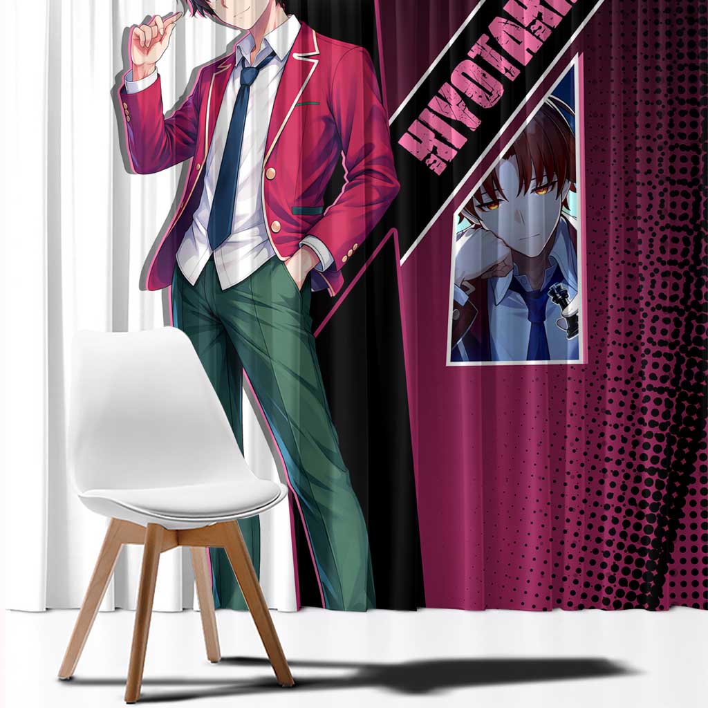 Kiyotaka Ayanokouji Window Curtain Minimalist Strategic Anime Style