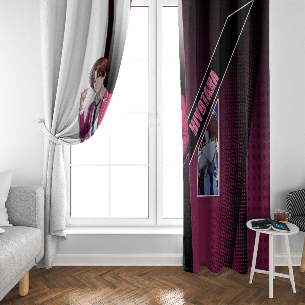Kiyotaka Ayanokouji Window Curtain Minimalist Strategic Anime Style