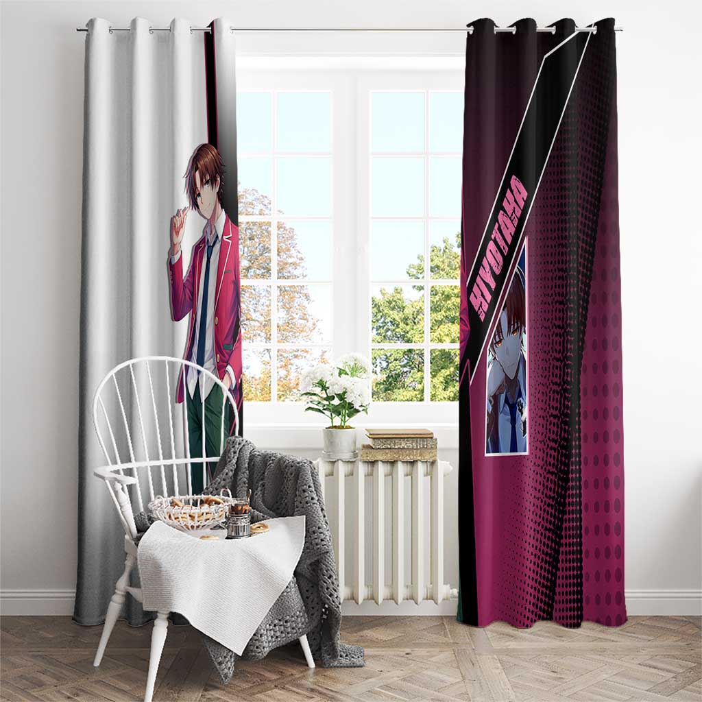 Kiyotaka Ayanokouji Window Curtain Minimalist Strategic Anime Style