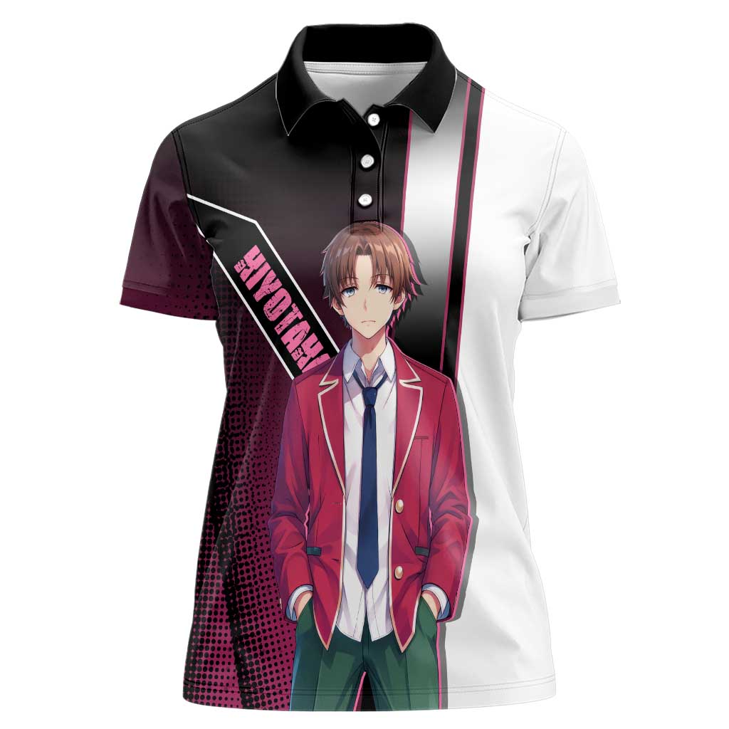 Kiyotaka Ayanokouji Women Polo Shirt Minimalist Strategic Anime Style