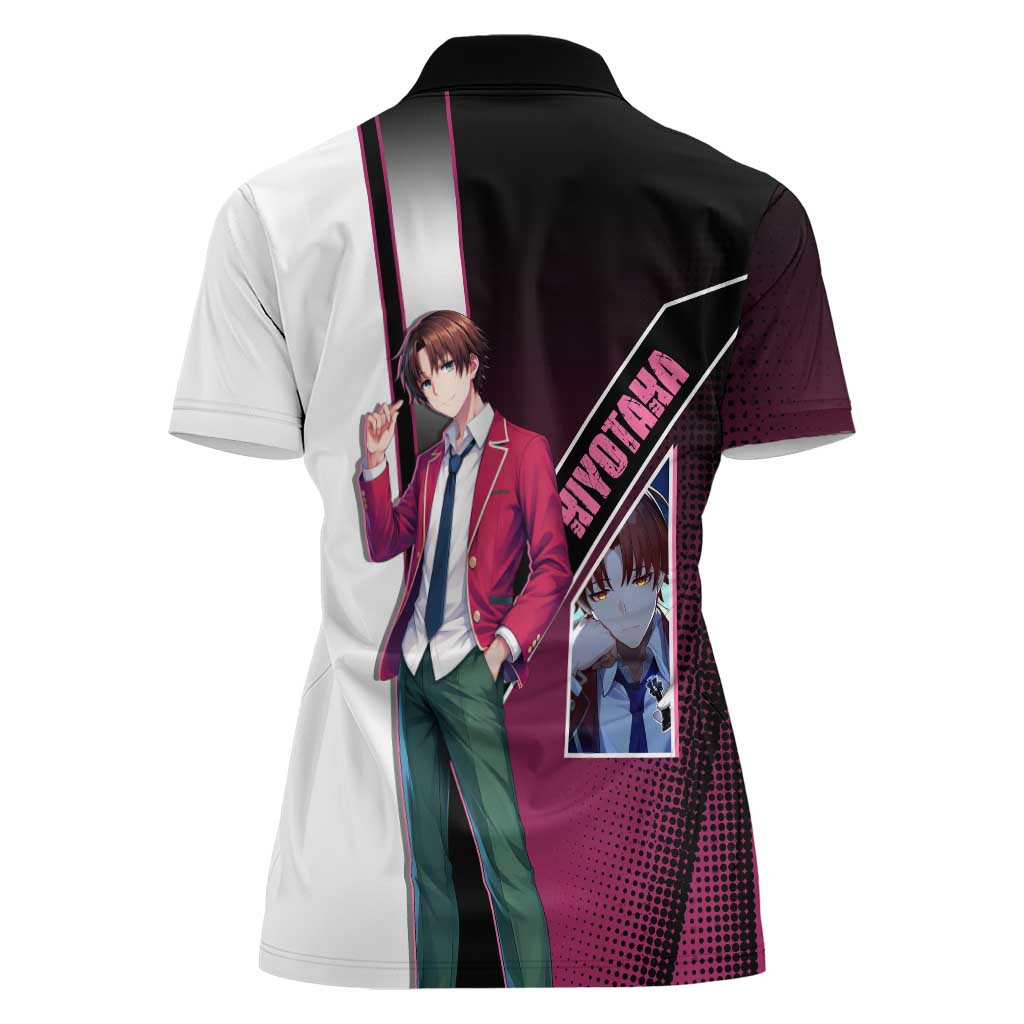Kiyotaka Ayanokouji Women Polo Shirt Minimalist Strategic Anime Style