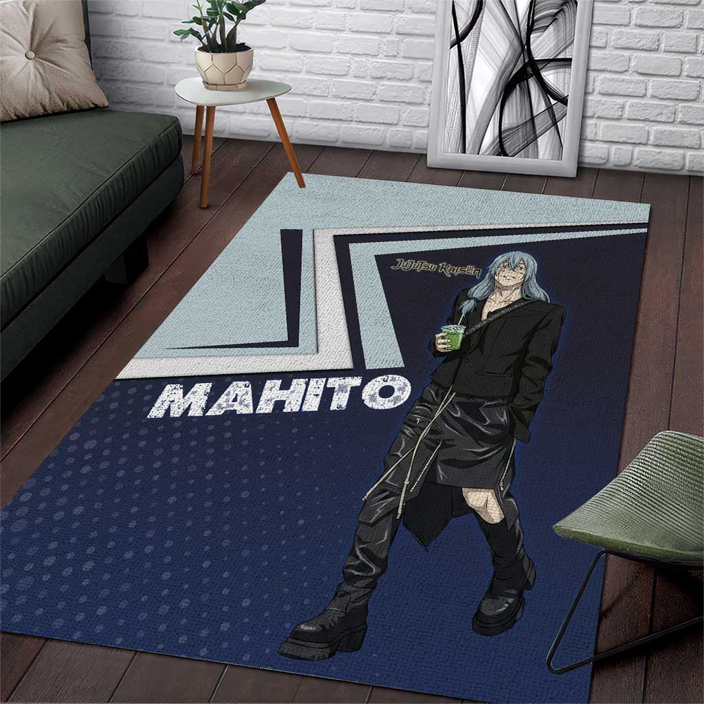 Mahito Area Rug Stylish Anime Villain Aesthetic
