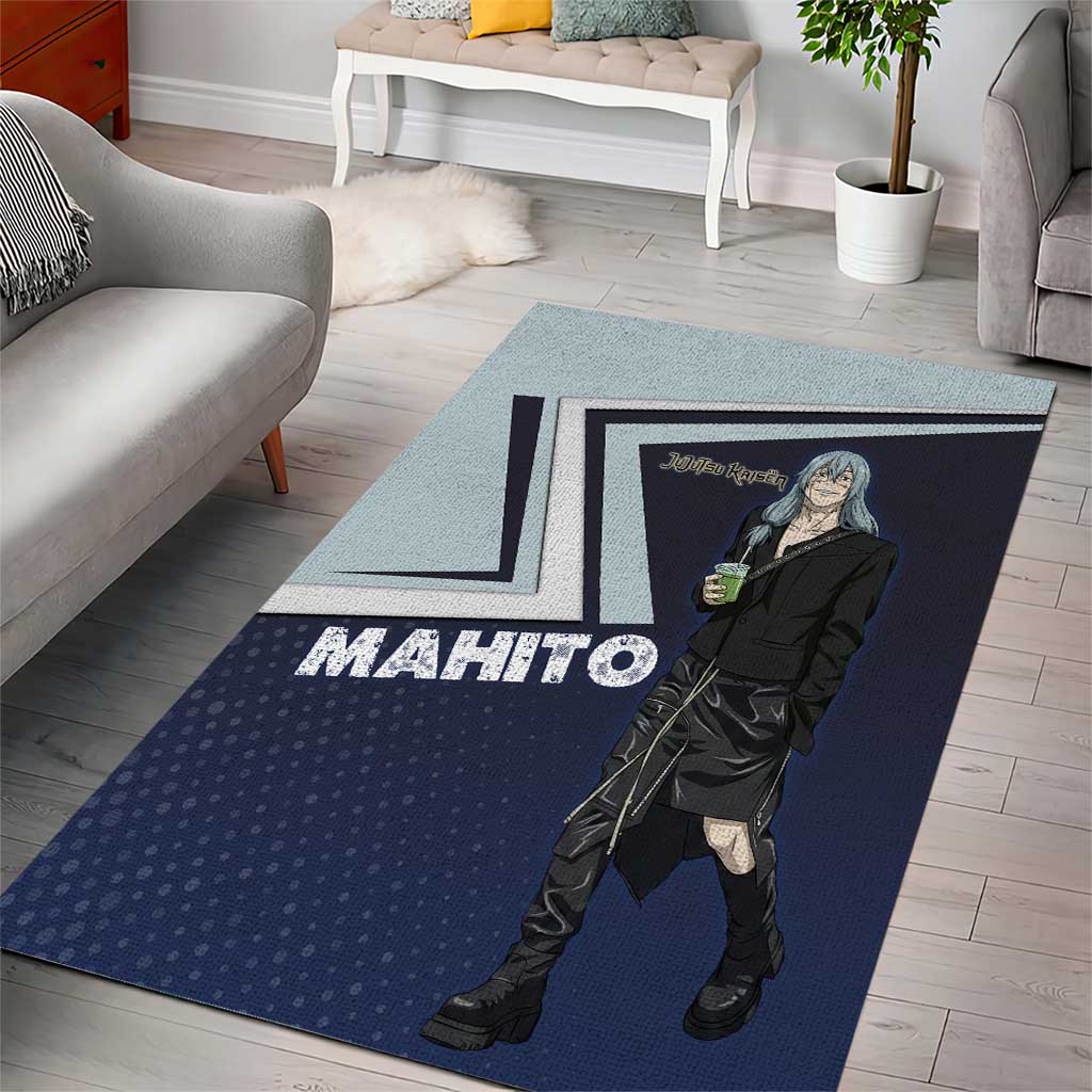 Mahito Area Rug Stylish Anime Villain Aesthetic