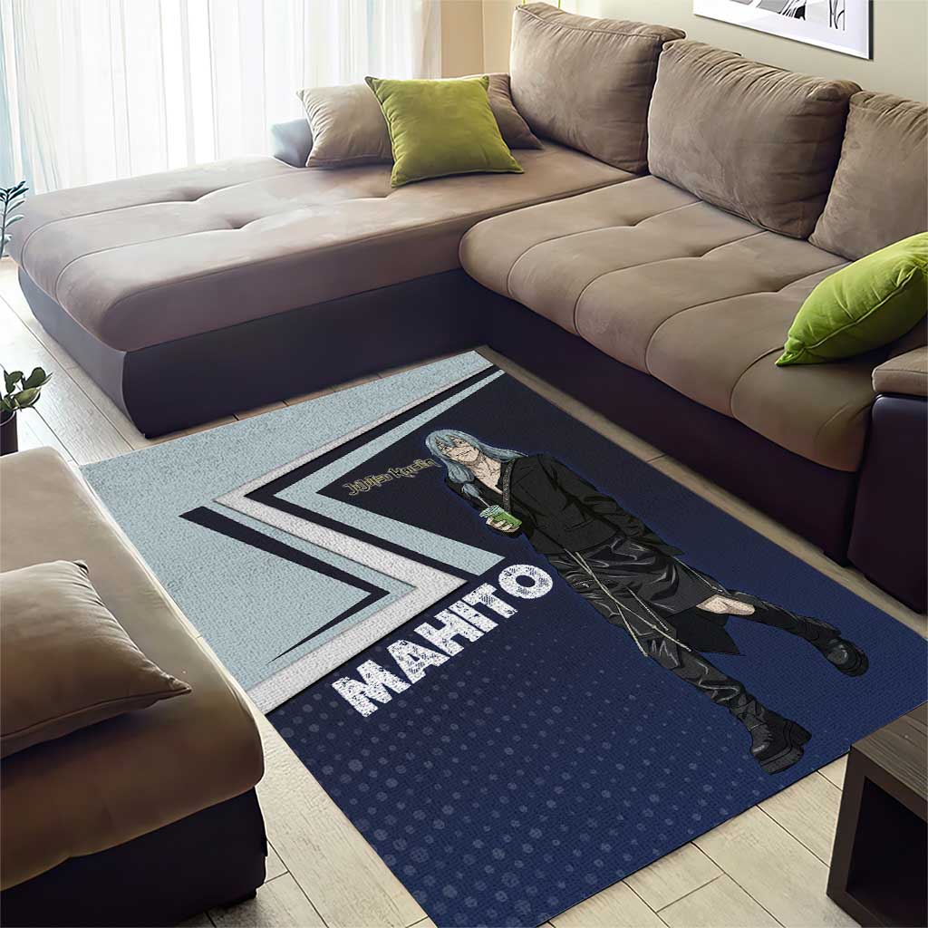 Mahito Area Rug Stylish Anime Villain Aesthetic