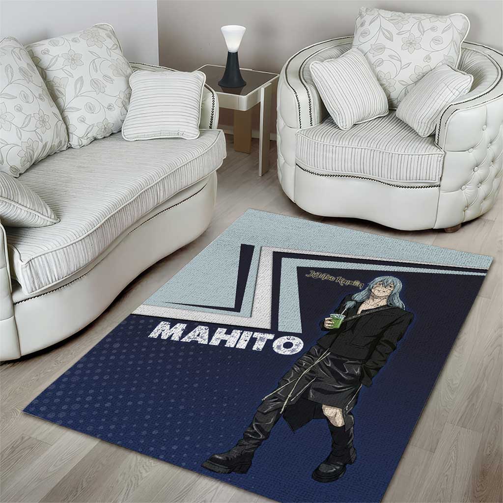 Mahito Area Rug Stylish Anime Villain Aesthetic